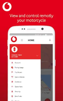 My Connected Bike android App screenshot 2